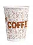 Бумажный одноразовый стакан для горячих напитков SP12/ 350мл белый Дженерик